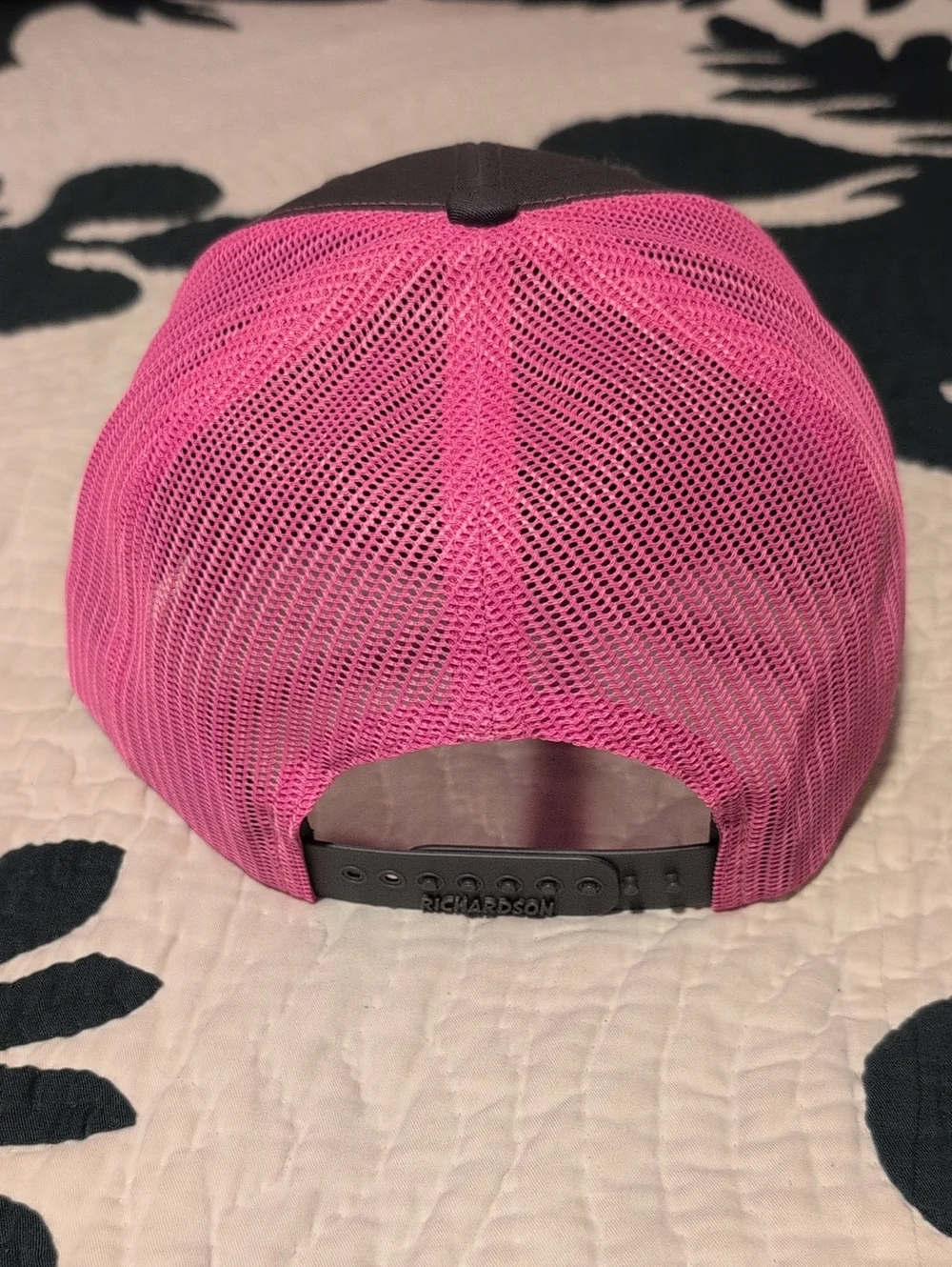 Richardson Trucker Hat with Pink Antler Logo